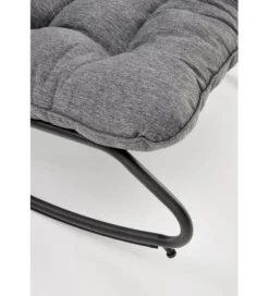 Fotel bujany GATTO szary