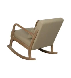 Fotel bujany GLIDIER 80 cm naturalny beżowy