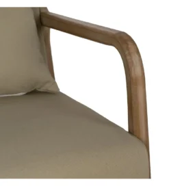 Fotel bujany GLIDIER 80 cm naturalny beżowy