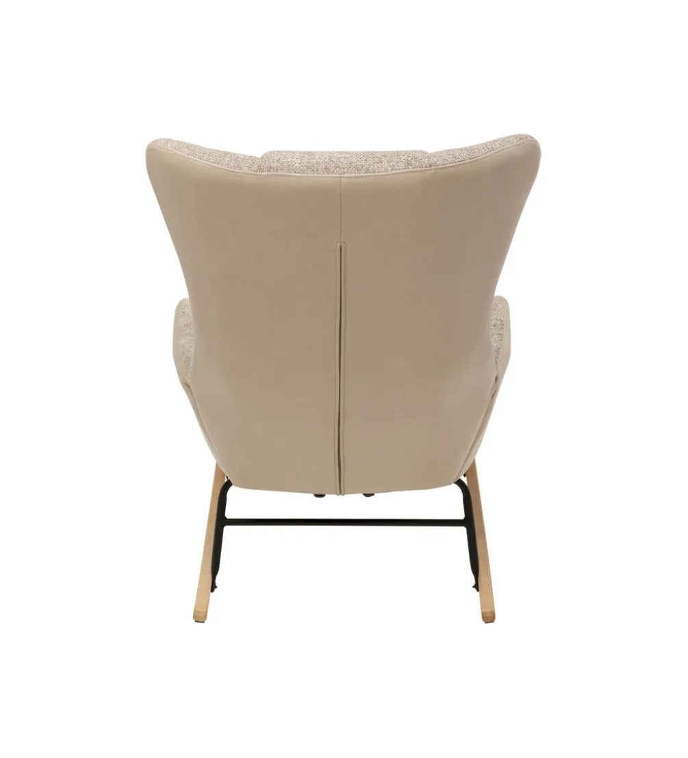 Fotel bujany ROMEO 99 cm beżowy