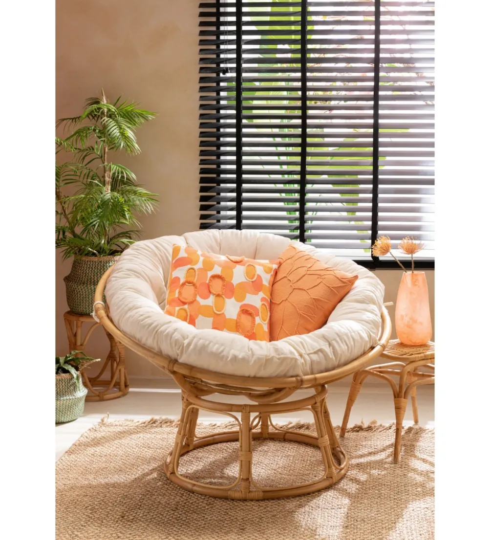 Fotel CELINE 115 cm rattanowy