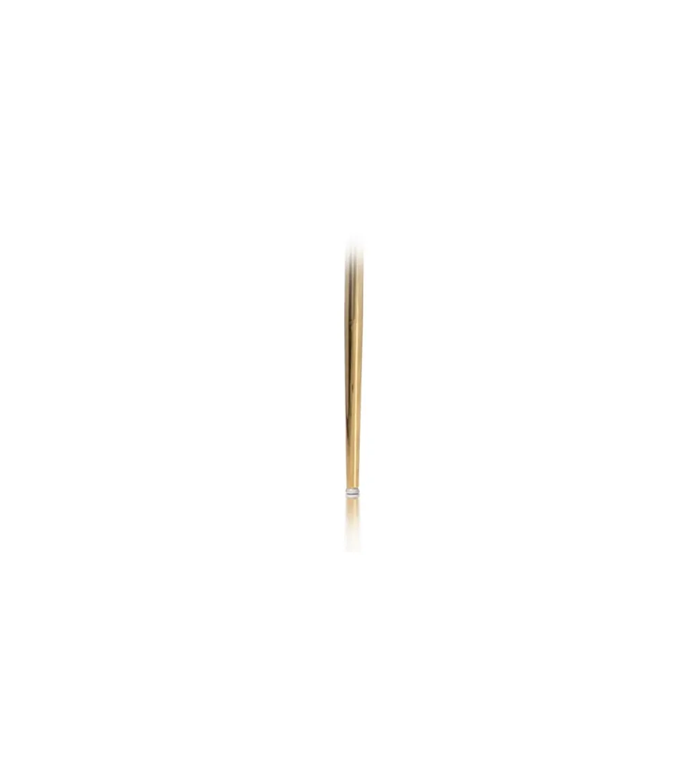 Fotel CHERRY 66 cm złoty kolor nóg