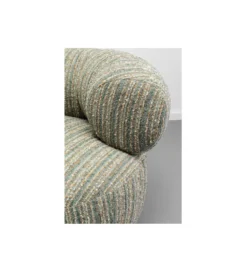 Fotel COUTURE STRIPES 70 cm niebieski
