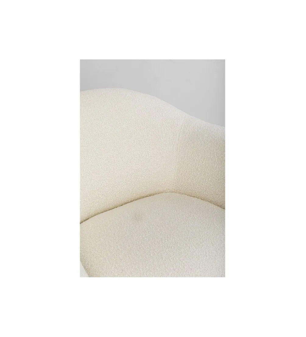 Fotel Dreamy Bouclé 110 cm kremowy