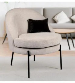 Fotel FATERNO 78 cm beżowego