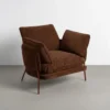 Fotel GAMASTO 79 cm brązowy
