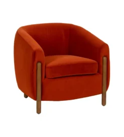 Fotel HERMANEZ 81 cm czerwony