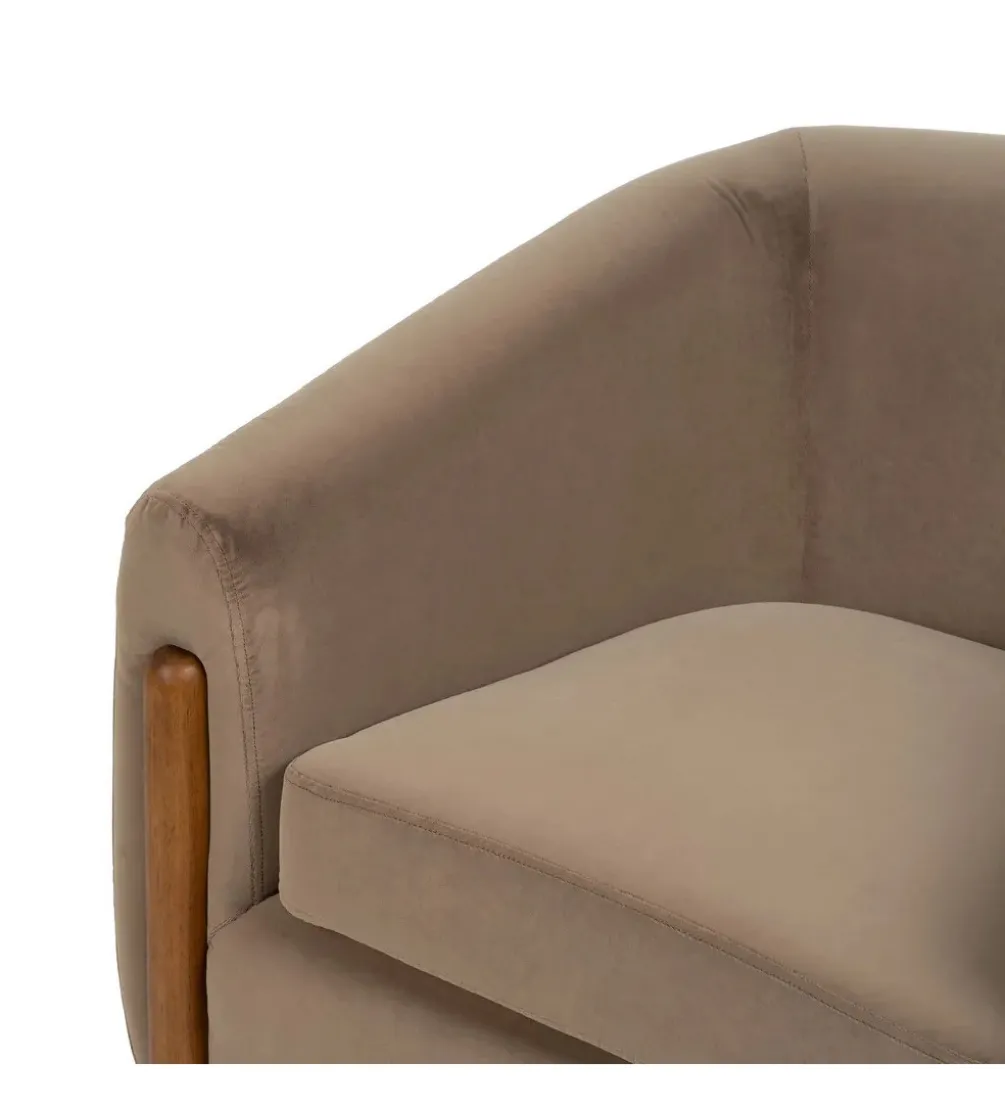 Fotel HERMANEZ 81 cm taupe