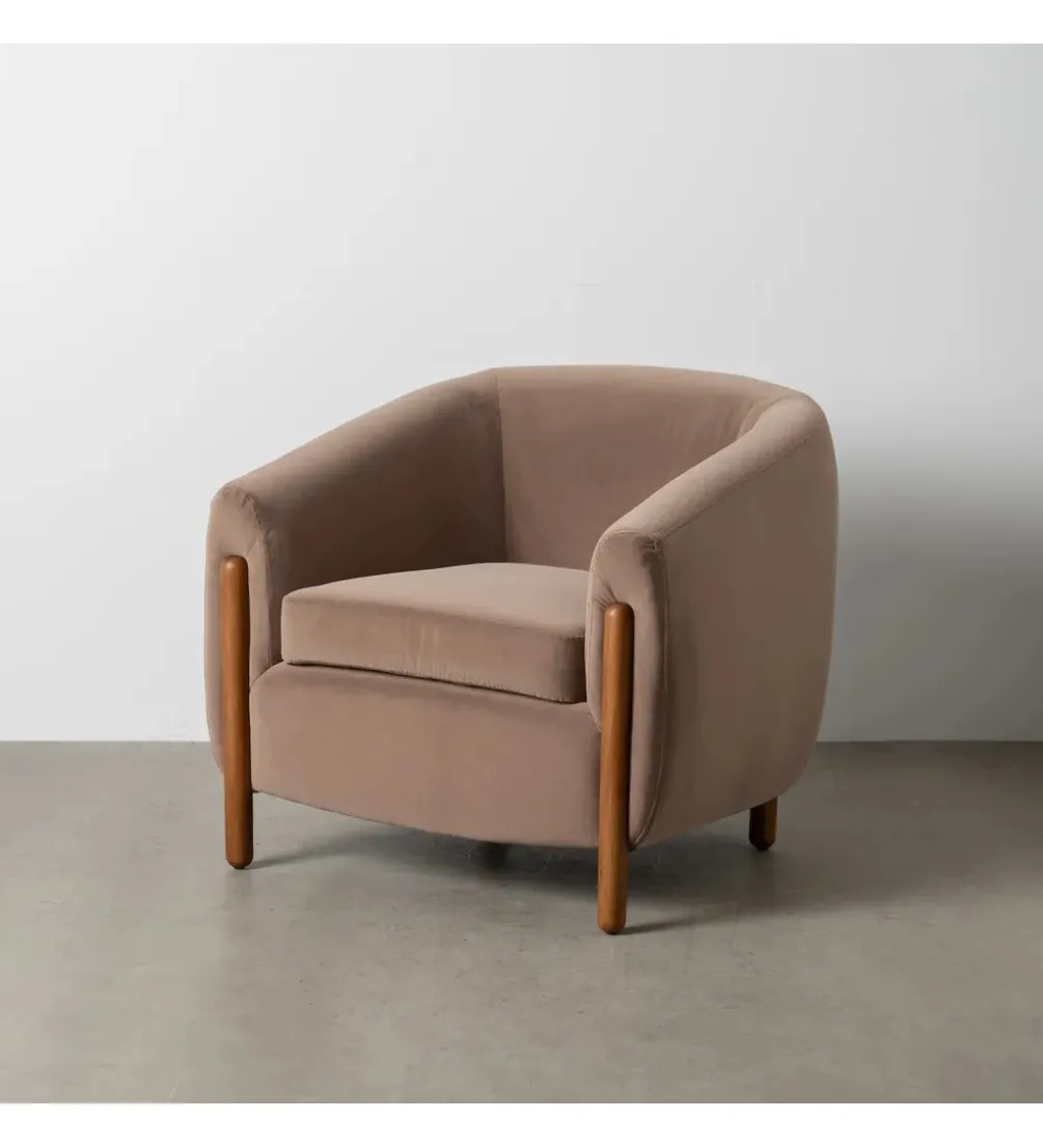 Fotel HERMANEZ 81 cm taupe