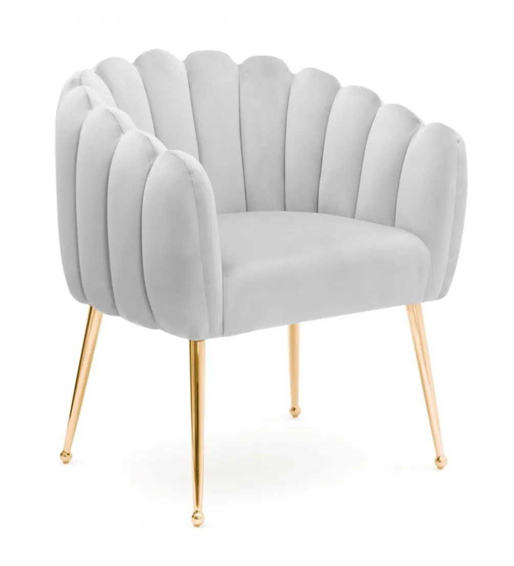 Fotel LILI 75 cm czarny kolor nóg
