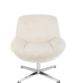 Fotel LOUNGERI 79 cm kremowe