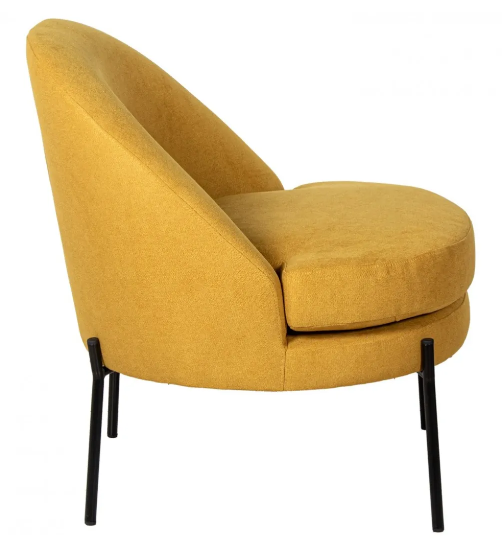 Fotel MESTERO 78 cm musztardowy