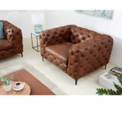 Fotel MODERN BAROCK 120 cm antyczny brąz