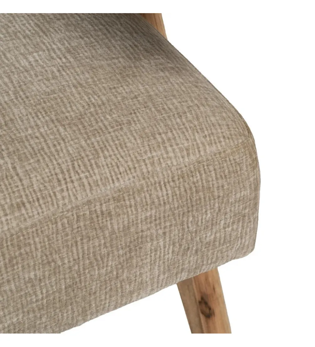 Fotel NAMGAN 85 cm beżowy naturalny