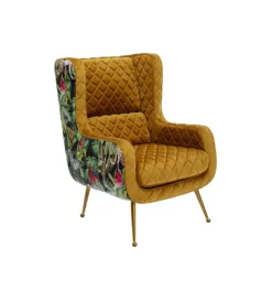 Fotel NONNA JUNGLE 103 cm welur