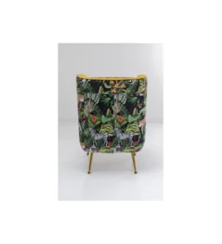 Fotel NONNA JUNGLE 103 cm welur