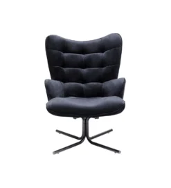 Fotel obrotowe OSCAR czarny chenille