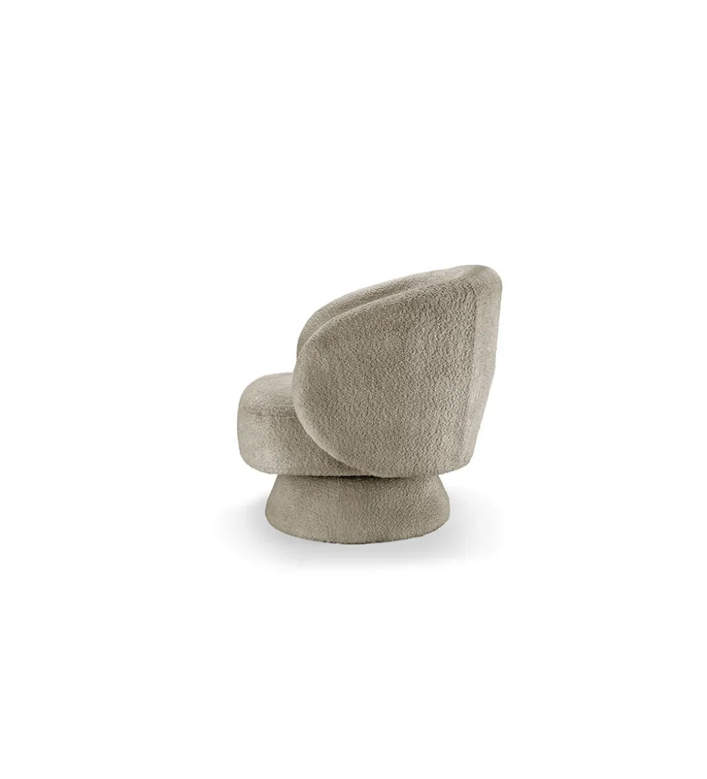 Fotel obrotowy BOSSA NOVA bouclé taupe