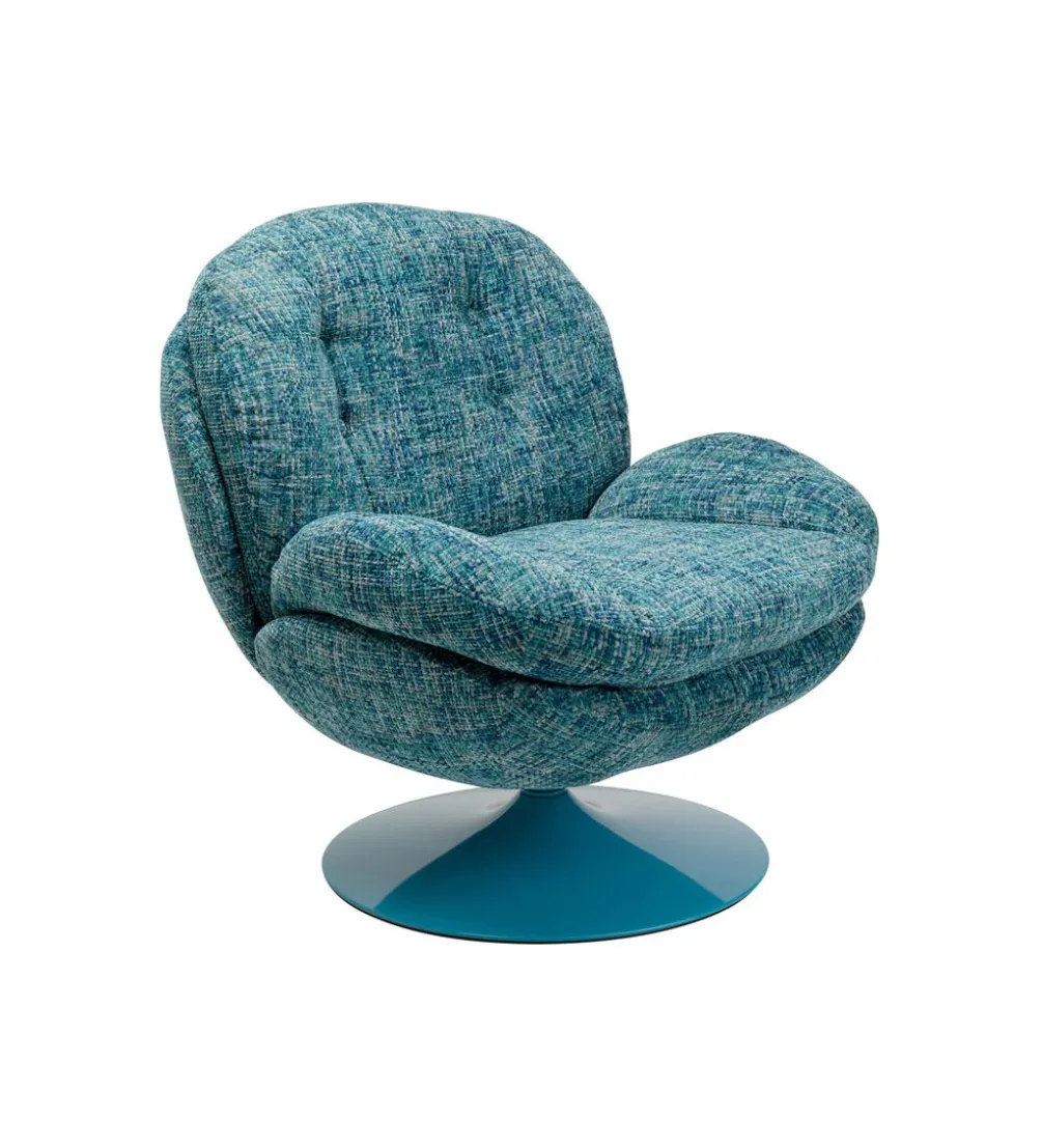 Fotel obrotowy COSY 86 cm niebieski