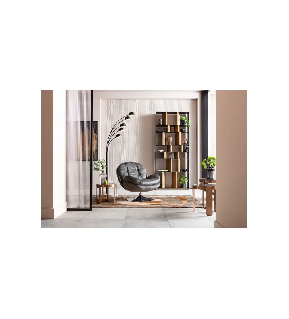 Fotel obrotowy COSY 86 cm szary