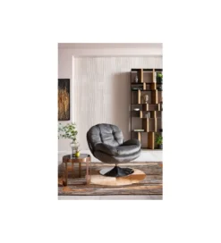 Fotel obrotowy COSY 86 cm szary