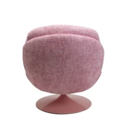 Fotel obrotowy COSY różowy
