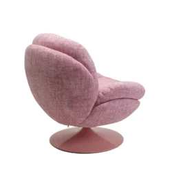 Fotel obrotowy COSY różowy