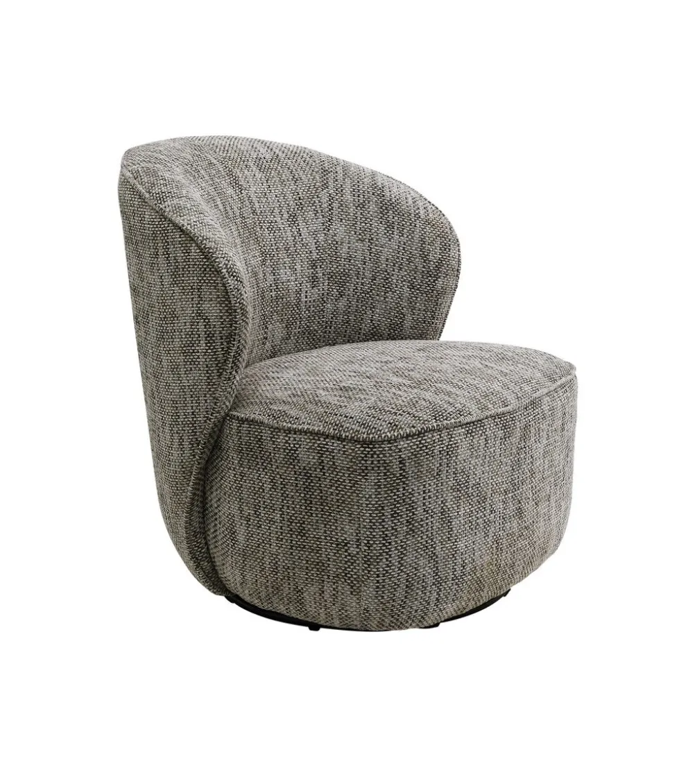 Fotel obrotowy ELLIE 81 cm szary