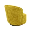 Fotel obrotowy ELLIE 81 cm żółty