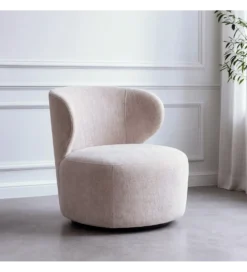 Fotel obrotowy GIRATORIO 74 cm beżowe
