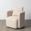 Fotel obrotowy GIRATORIO 84 cm beżowy
