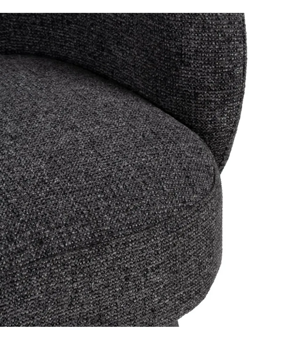 Fotel obrotowy GIRATORIO 77 cm czarny