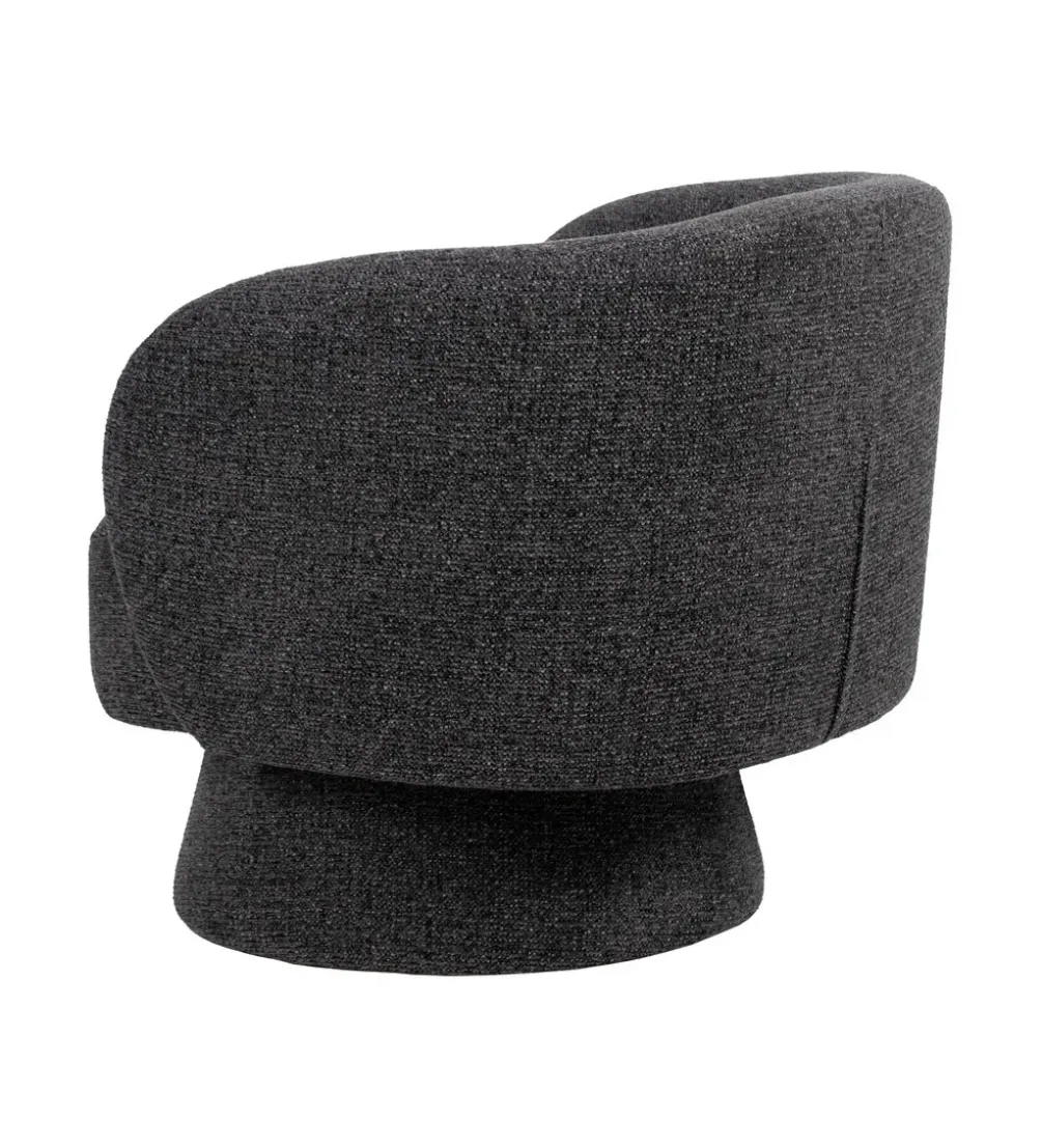 Fotel obrotowy GIRATORIO 77 cm czarny
