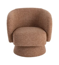 Fotel obrotowy GIRATORIO 77 cm łososiowy