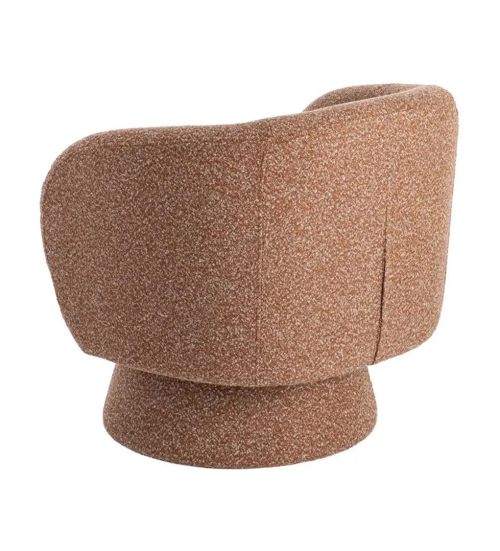 Fotel obrotowy GIRATORIO 77 cm łososiowy