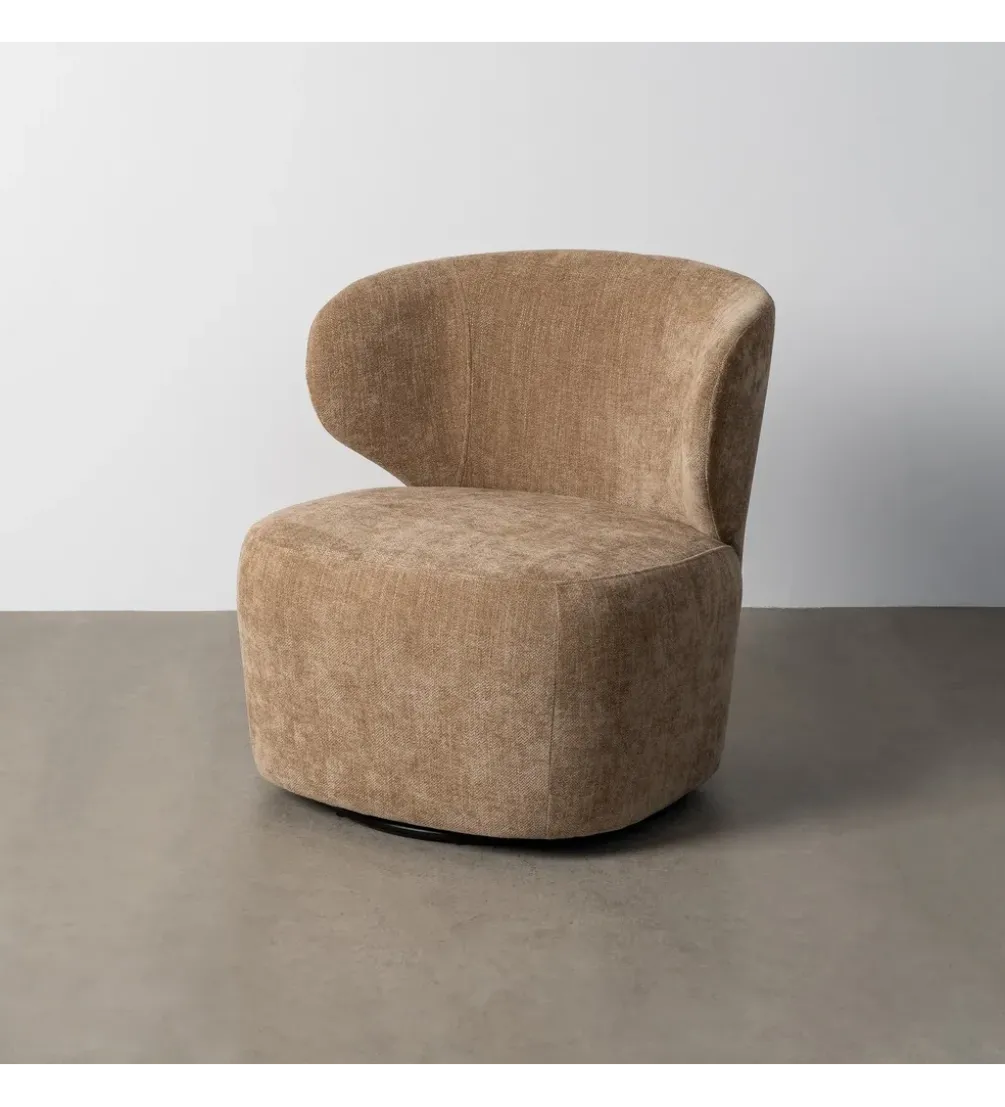 Fotel obrotowy GIRATORIO 74 cm taupe