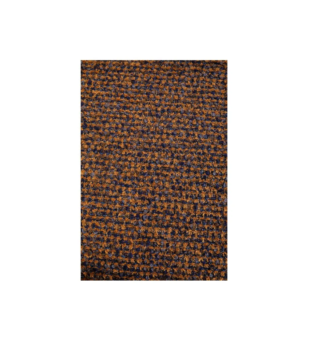 Fotel obrotowy JANNO 68 cm bouclé brązowe