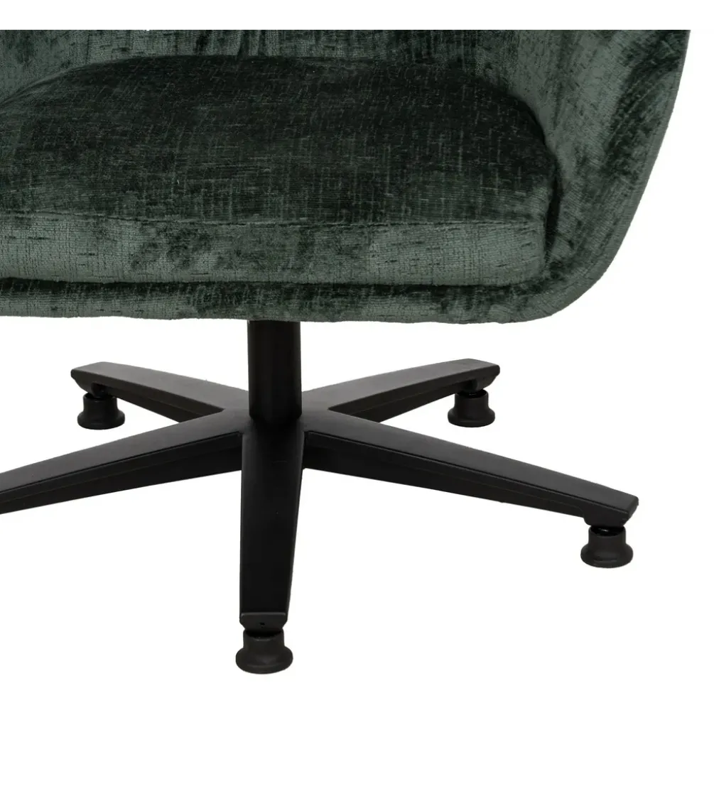 Fotel obrotowy REVOLVING 104 cm zielony