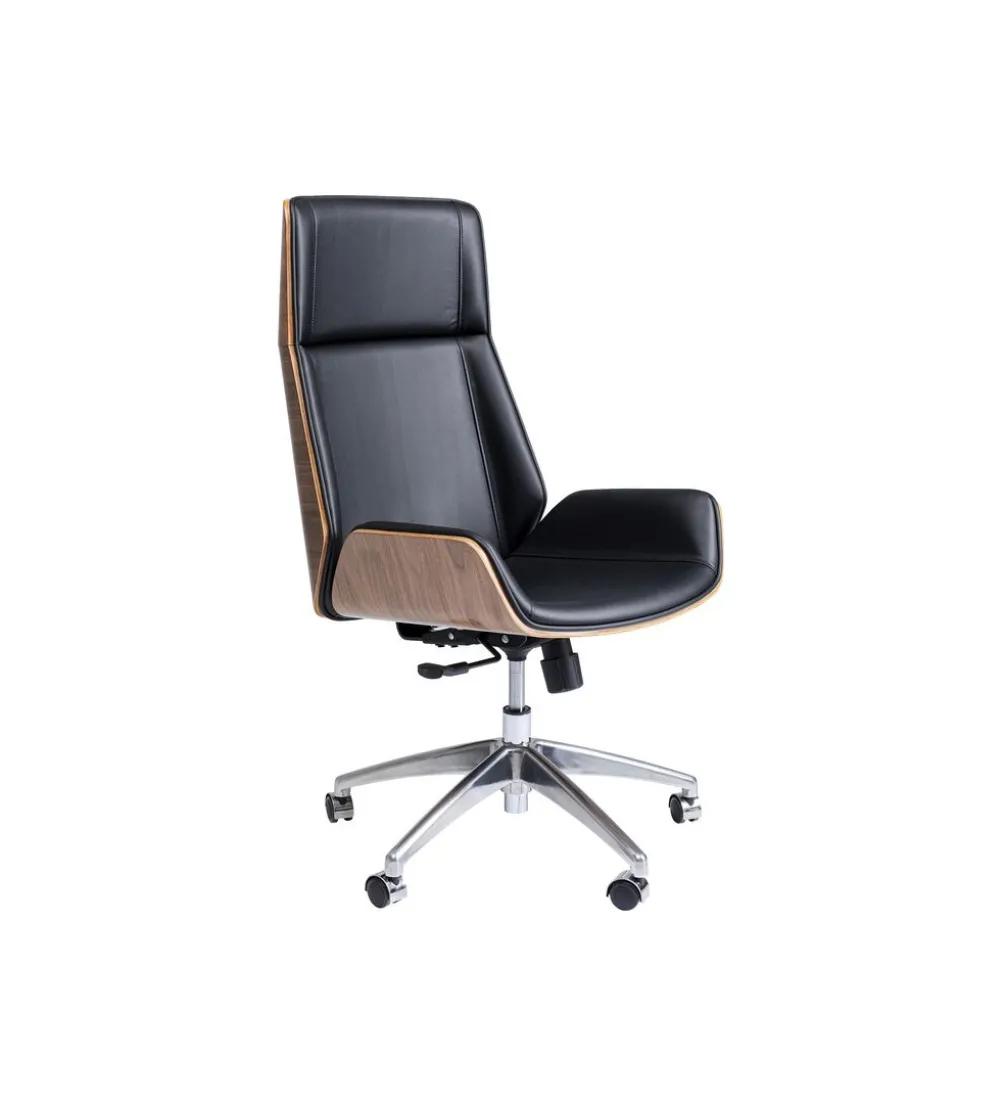 Fotel obrotowy ROUVEN 120 cm czarny