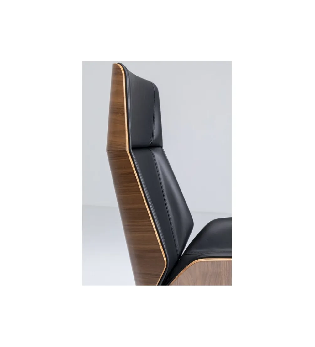 Fotel obrotowy ROUVEN 120 cm czarny