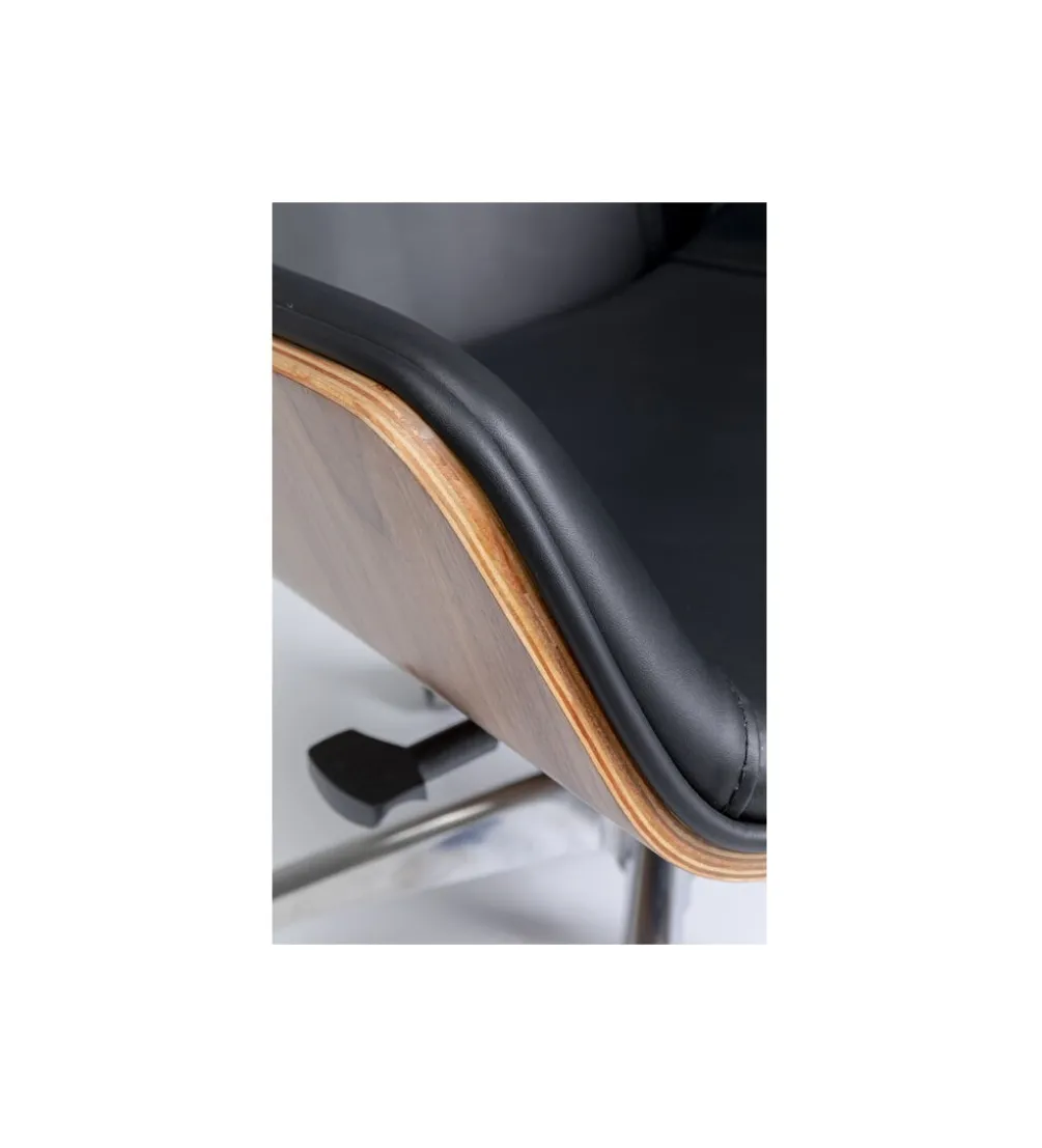 Fotel obrotowy ROUVEN 120 cm czarny