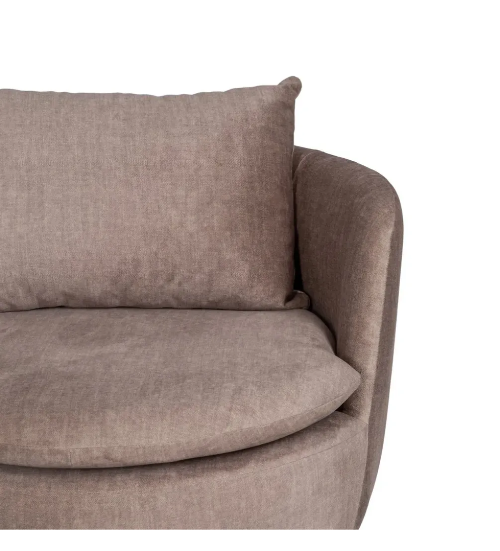Fotel obrotowy SUMUTN 84 cm taupe