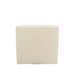 Fotel obrotowy Swivel Bouclé 83 cm kremowy