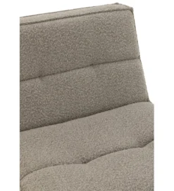 Fotel obrotowy Swivel Bouclé  83 cm taupe