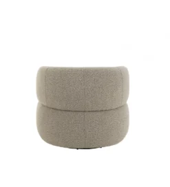 Fotel obrotowy Swivel II Bouclé  82 cm taupe