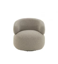 Fotel obrotowy Swivel II Bouclé  82 cm taupe