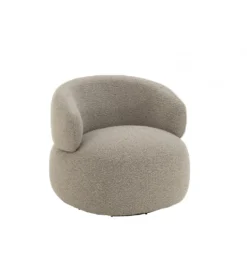 Fotel obrotowy Swivel II Bouclé  82 cm taupe