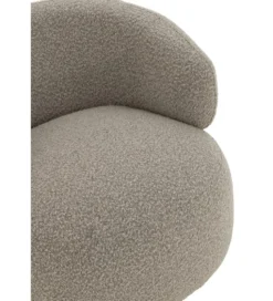 Fotel obrotowy Swivel II Bouclé  82 cm taupe
