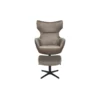 Fotel obrotowy VOGUE welwet taupe