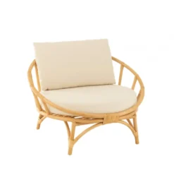 Fotel ogrodowy KILA 98 cm naturalny